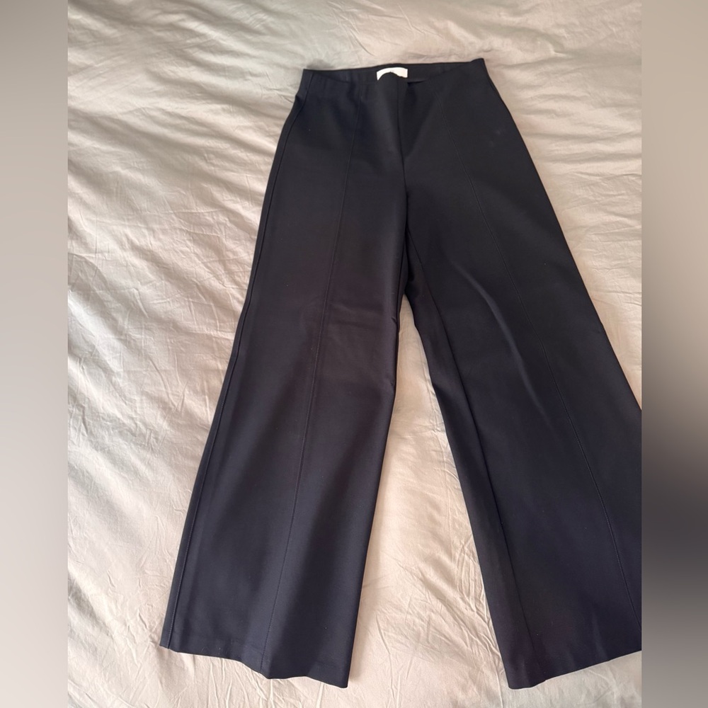 Black Banana Republic Wide-Leg Everywhere Ponte Pants - Picture 8 of 13
